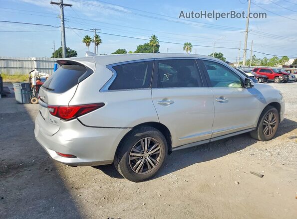 5N1DL0MN3LC507861 2020 INFINITI QX60 Silver Задня права чверть
