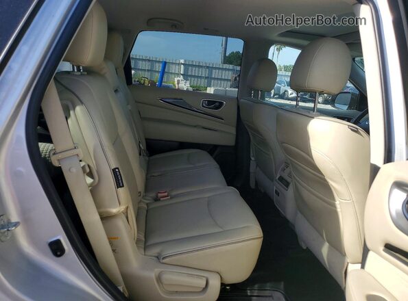 5N1DL0MN3LC507861 2020 INFINITI QX60 Silver Вид задньої частини салону