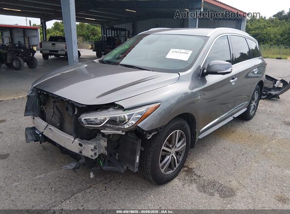 5N1DL0MN3LC541282 2020 INFINITI QX60 Gray Передня ліва чверть