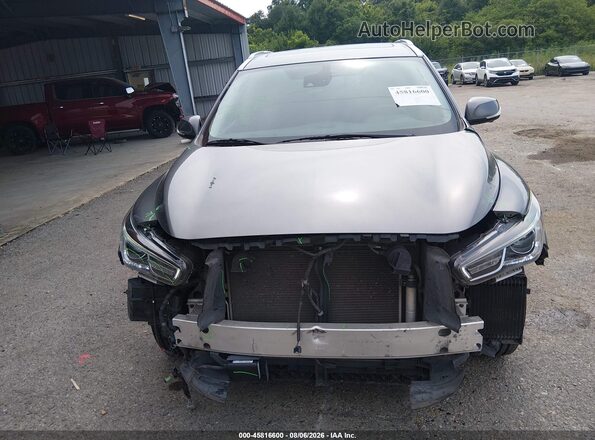 5N1DL0MN3LC541282 2020 INFINITI QX60 Gray Вид задньої частини салону