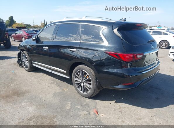 5N1DL0MN3LC547471 2020 INFINITI QX60 Черный Задняя левая четверть