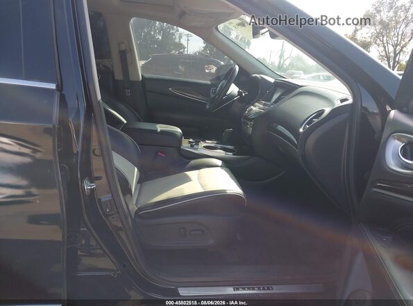 5N1DL0MN3LC547471 2020 INFINITI QX60 Черный Вид салона спереди
