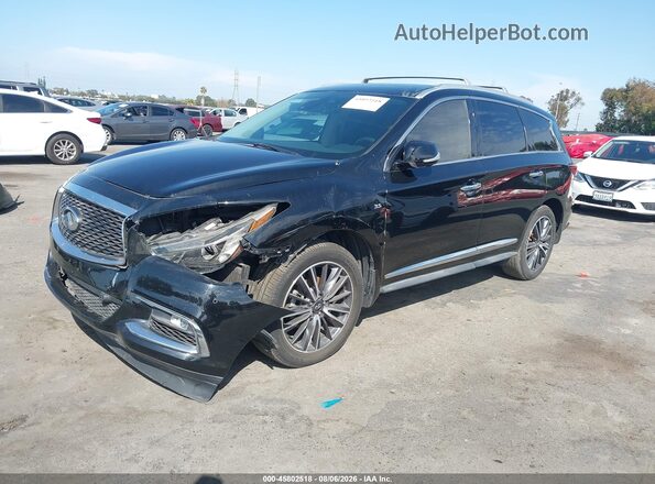 5N1DL0MN3LC547471 2020 INFINITI QX60 Черный Передняя левая четверть