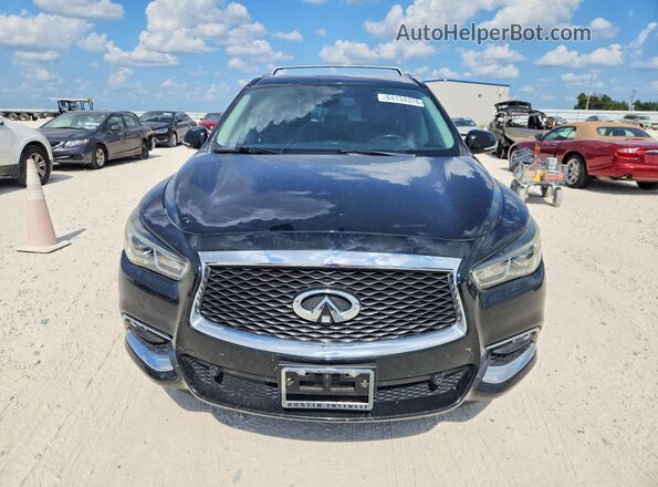 5N1DL0MN4HC515748 2017 INFINITI QX60 Black Դիմացի տեսք