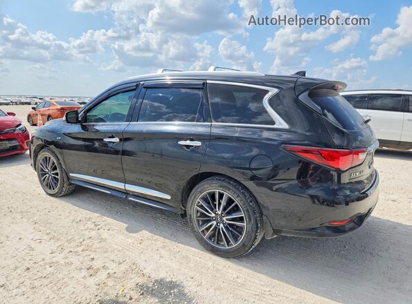 5N1DL0MN4HC515748 2017 INFINITI QX60 Black Հետևի ձախ