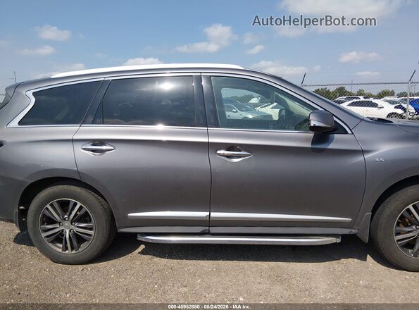 5N1DL0MN4HC559832 2017 INFINITI QX60 Серый Вид задней части салона