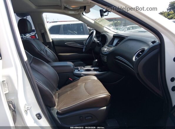 5N1DL0MN4JC508806 2018 INFINITI QX60 White Vista interior delantera