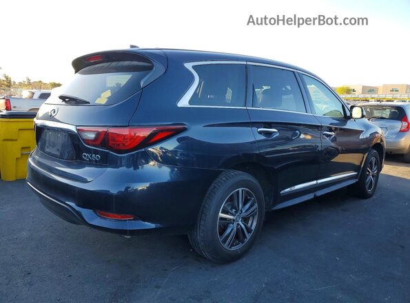 5N1DL0MN4JC533169 2018 INFINITI QX60 Blue უკანა მარჯვენა
