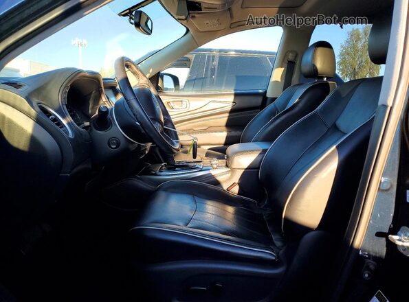 5N1DL0MN4JC533169 2018 INFINITI QX60 Blue წინა სალონის ხედი