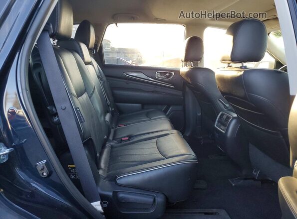 5N1DL0MN4JC533169 2018 INFINITI QX60 Blue უკანა სავარძლების ხედი