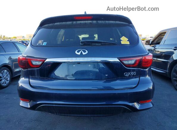 5N1DL0MN4JC533169 2018 INFINITI QX60 Blue უკანა ხედი