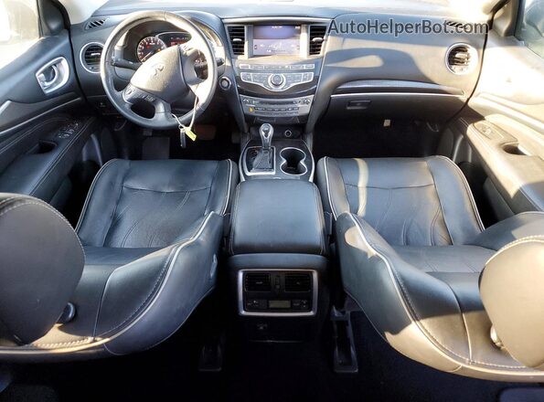 5N1DL0MN4JC533169 2018 INFINITI QX60 Blue წინა პანელის ხედი