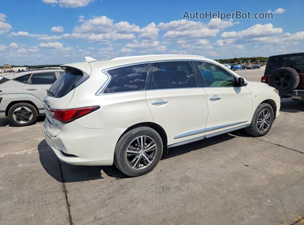 5N1DL0MN4KC520035 2019 INFINITI QX60 White Հետևի աջ