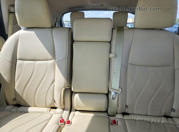 5N1DL0MN4KC520035 2019 INFINITI QX60 White Հետևի նստատեղերի տեսք