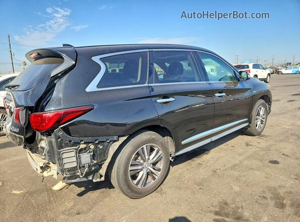 5N1DL0MN4LC522806 2020 INFINITI QX60 Black Задня права чверть