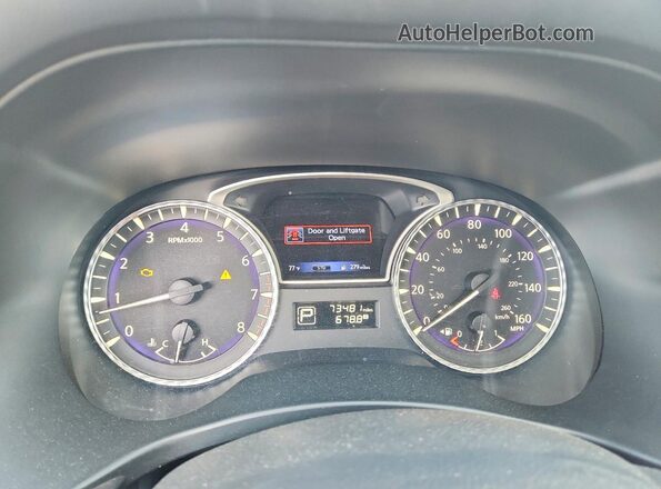 5N1DL0MN4LC522806 2020 INFINITI QX60 Black Вид щитка приладів