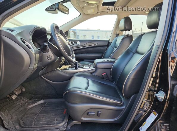 5N1DL0MN4LC522806 2020 INFINITI QX60 Black Вид салону спереду