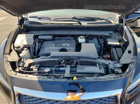 5N1DL0MN4LC522806 2020 INFINITI QX60 Black Вид підкапотного простору