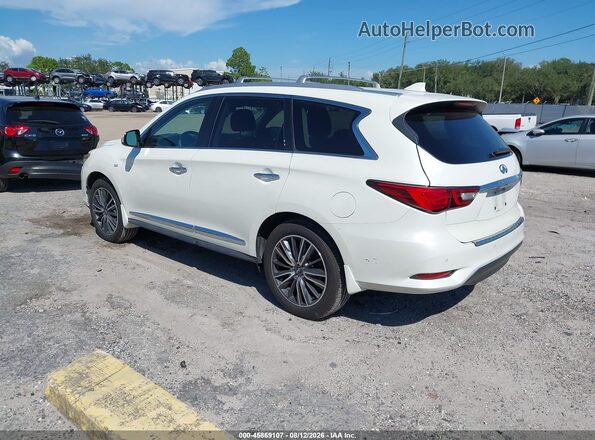 5N1DL0MN4LC548743 2020 INFINITI QX60 White Հետևի ձախ