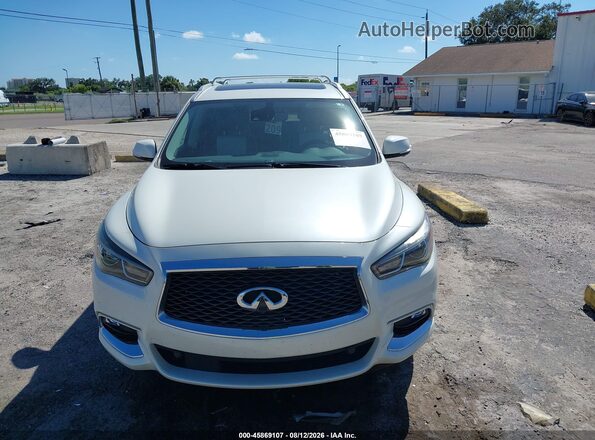 5N1DL0MN4LC548743 2020 INFINITI QX60 White Սարքավորումների վահանակի տեսք