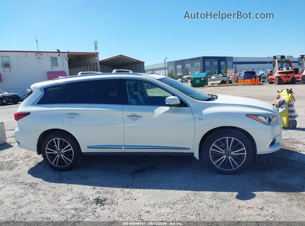 5N1DL0MN4LC548743 2020 INFINITI QX60 White Սալոնի հետևի տեսք