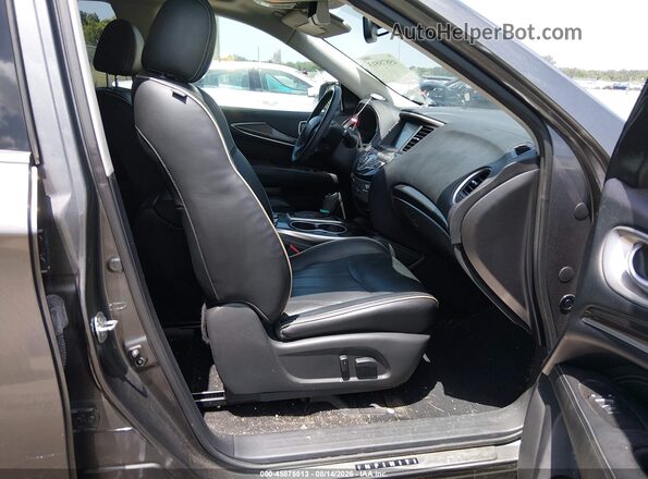 5N1DL0MN5HC524782 2017 INFINITI QX60 Gray Vista interior delantera