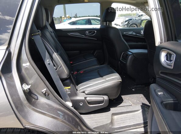 5N1DL0MN5HC524782 2017 INFINITI QX60 Gray Vista de la etiqueta del VIN