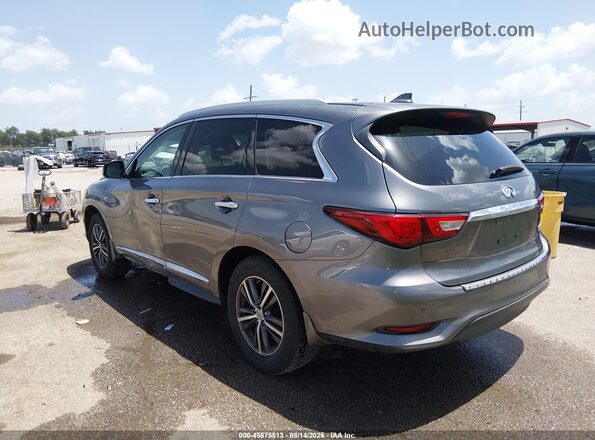 5N1DL0MN5HC524782 2017 INFINITI QX60 Gray Trasero izquierdo