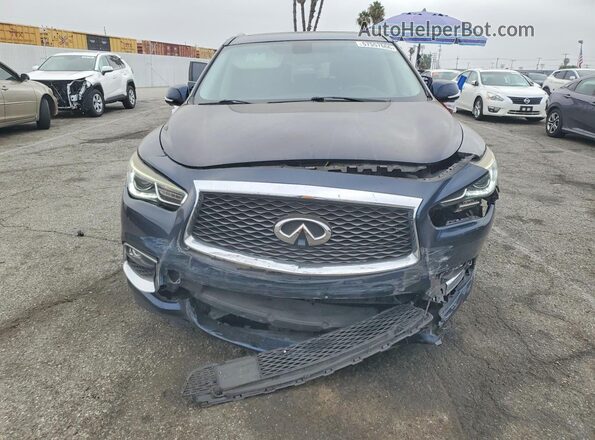 5N1DL0MN5JC507227 2018 INFINITI QX60 Blue Front view