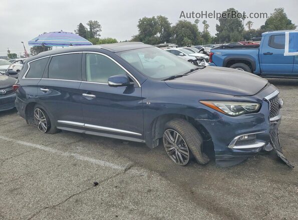 5N1DL0MN5JC507227 2018 INFINITI QX60 Blue Front right