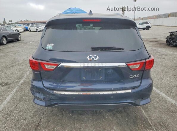 5N1DL0MN5JC507227 2018 INFINITI QX60 Blue Rear view