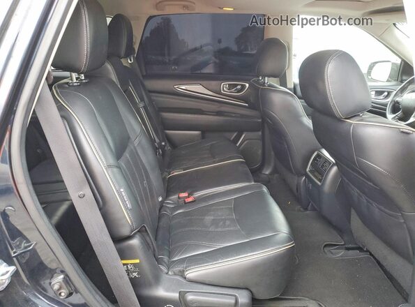5N1DL0MN5JC507227 2018 INFINITI QX60 Blue Rear interior view