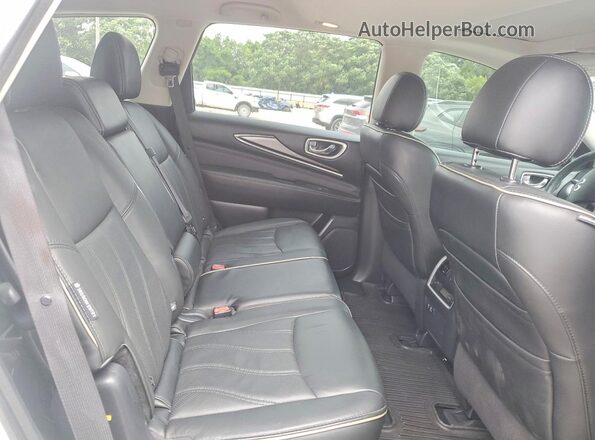 5N1DL0MN5LC543678 2020 INFINITI QX60 White Vista interior trasera