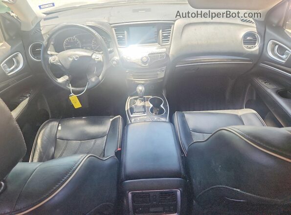 5N1DL0MN6HC504637 2017 INFINITI QX60 Blue Dashboard view