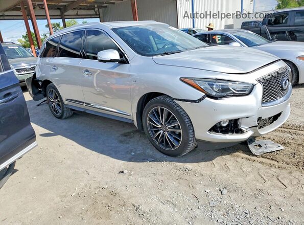 5N1DL0MN6KC505035 2019 INFINITI QX60 Silver Front right