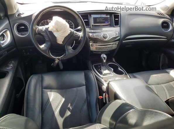 5N1DL0MN6KC505035 2019 INFINITI QX60 Silver Dashboard view