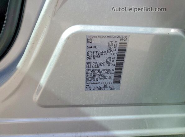 5N1DL0MN6KC505035 2019 INFINITI QX60 Silver 360 interior view