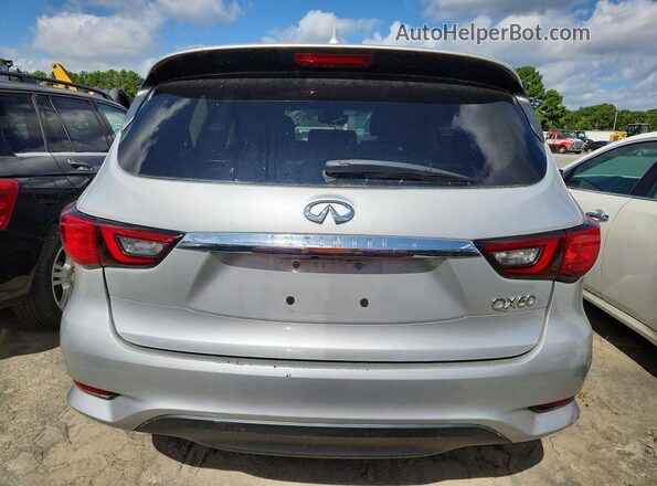 5N1DL0MN6KC554817 2019 INFINITI QX60 Silver Հետևի տեսք