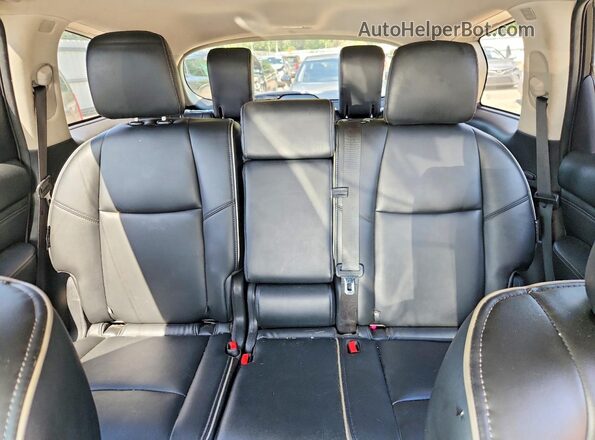 5N1DL0MN6KC554817 2019 INFINITI QX60 Silver Հետևի նստատեղերի տեսք