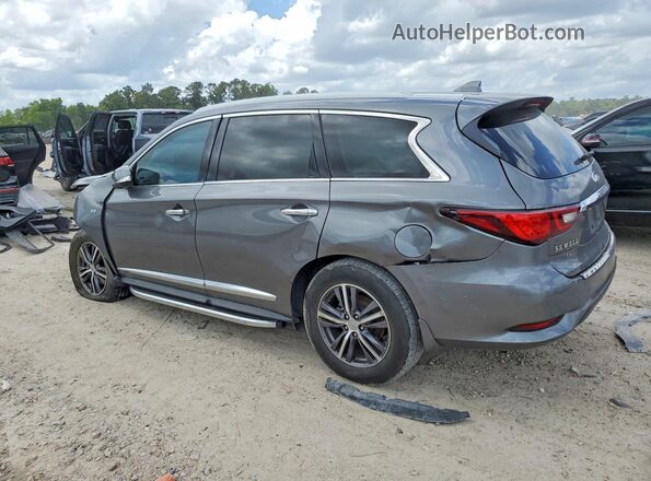 5N1DL0MN6KC557801 2019 INFINITI QX60 Серый Задняя левая четверть