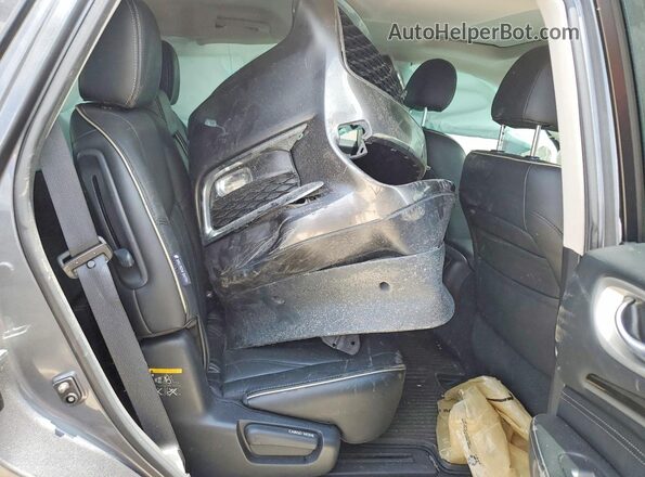 5N1DL0MN6KC557801 2019 INFINITI QX60 Серый Вид задней части салона