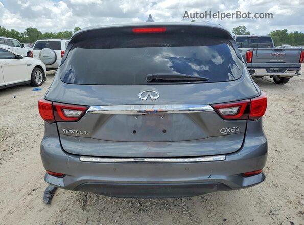 5N1DL0MN6KC557801 2019 INFINITI QX60 Серый Вид сзади