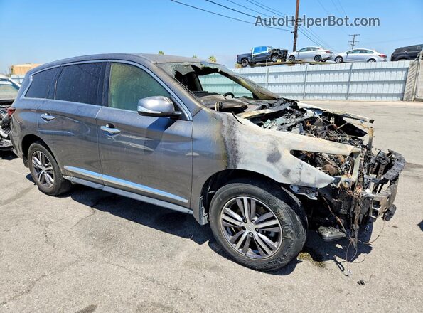 5N1DL0MN6KC560956 2019 INFINITI QX60 Gray Przód prawy