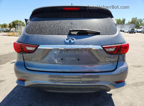 5N1DL0MN6KC560956 2019 INFINITI QX60 Gray Widok z tyłu