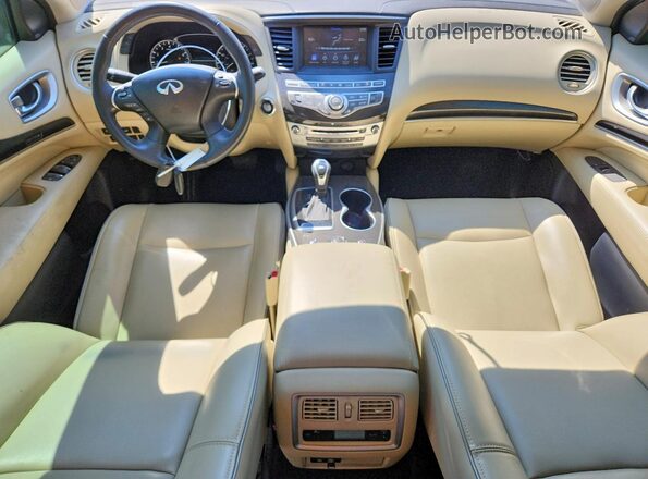 5N1DL0MN6LC505232 2020 INFINITI QX60 White Вид панелі приладів