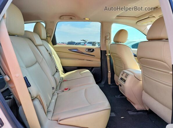 5N1DL0MN6LC505232 2020 INFINITI QX60 White Вид задньої частини салону