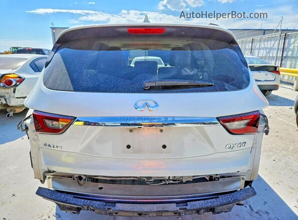 5N1DL0MN6LC505232 2020 INFINITI QX60 White Вид ззаду
