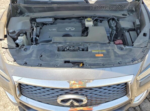 5N1DL0MN6LC514531 2020 INFINITI QX60 Gray Engine compartment view