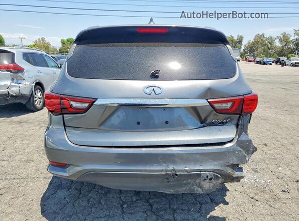 5N1DL0MN6LC514531 2020 INFINITI QX60 Gray Rear view