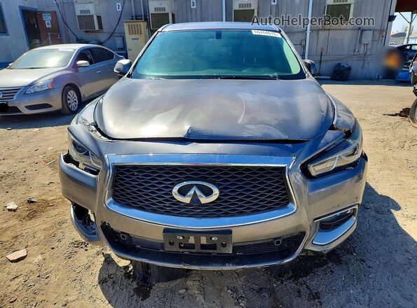 5N1DL0MN7HC552356 2017 INFINITI QX60 Gray წინა ხედი